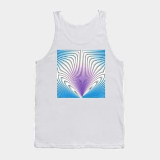 Blue and purple abstract pattern background Tank Top